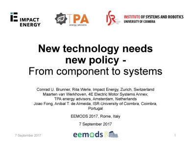 "New technology needs new policy" (EEMODS'17/ppp)