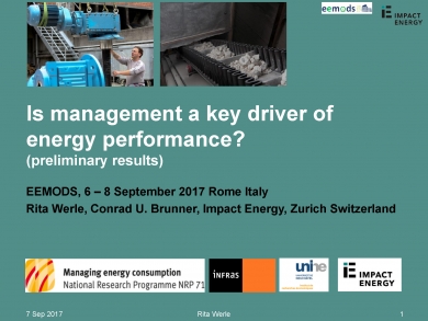 "Is management a key driver of energy performance?" (EEMODS'17/ppp)